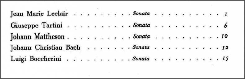 Old Master Sonatas, Vn/Pf