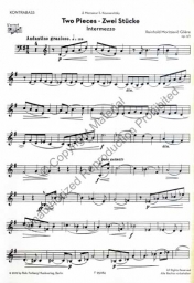 Gliere - Two Pieces Op. 9 for Bass and Piano (FORBERG) Gliere - Two Pieces Op. 9 for Bass and Piano (FORBERG)