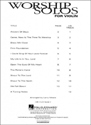 Worship Solos for Violin