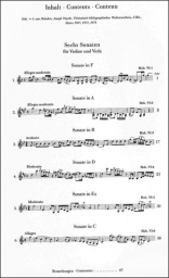 Haydn - Six Sonatas for Violin and Viola, Hob. VI:1-6 (HEN)