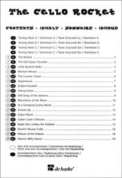 The Cello Rocket - 18 easy tunes for cello & piano