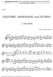Ragtime, Serenade and Rumba Ragtime, Serenade and Rumba