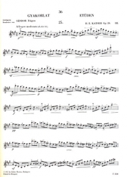 36 Etuden Fur Violine