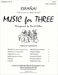 Music for Three Collection No. 8 - Espana