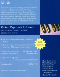 Oxford Concise Dictionary of Music