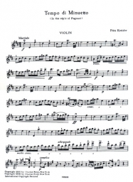 Kreisler - Tempo di Minuetto in the Style of Pugnani (FISCH)