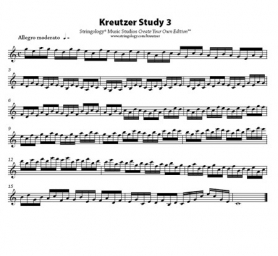 Kreutzer 42 Studies for Solo Violin - Guide and CD
