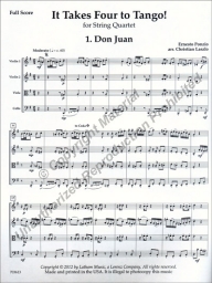 It Takes Four to Tango! for String Quartet