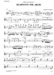 Quartet for Strings