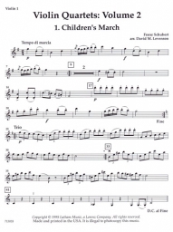 Violin Quartets - Vol. 2 - Score/Parts