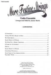 More Festive Strings Violin Ensemble