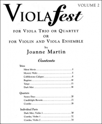 Violafest for viola duet, trio or Quartet, or violin and viola