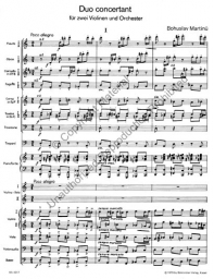 Martinu - Duo Concertant For Two Violins and Piano (BAR)