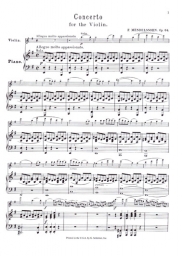 Mendelssohn - Violin Concerto in E minor, Op. 64 (SCHIR)