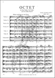 Mendelssohn - String Octet in E flat Major, Op.20 - Score (INT)