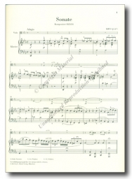 Sonata in c minor for Viola and Piano