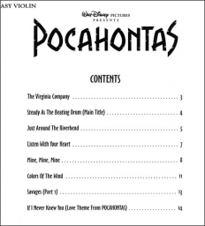 Pocahontas - Easy Violin