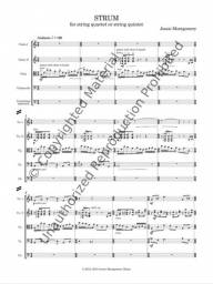 Montgomery - Strum for String Quartet or Quintet