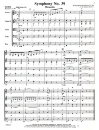 Mozart - Symphony No. 39, Menuetto