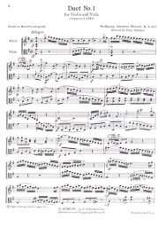 Mozart - Duets, KV 423, 424 for Violin and Viola (SCHIR) Mozart - Duets, KV 423, 424 for Violin and Viola (SCHIR)
