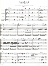 Mozart - Eine Kleine Nachtmusik, K. 525 Score (BAR)