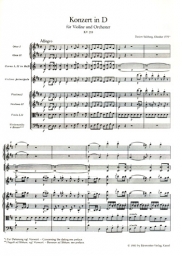 Concerto in D major No. 4, KV 218 for Violin and Orchestra
