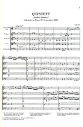 Mozart - Clarinet Quintet & Quintettfragment Study Score (HEN)
