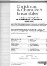 Christmas & Chanukah Ensembles - Bass