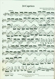 Paganini - 24 Caprices Op. 1 for Solo Violin (KEISER)