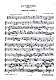 Concertino in E-, Op.13