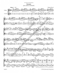 Ravel - Sonata for Violin and Cello (BAR)