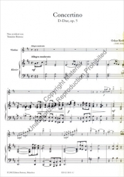Rieding - Concertino in D Major, Op. 5 for Violin and Piano
