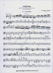 Saint-Saëns - Septet for Trumpet, Piano & Strings (MASTERS)