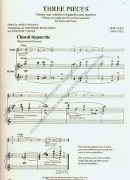 Satie - Three Pieces for Violin and Piano (INT)