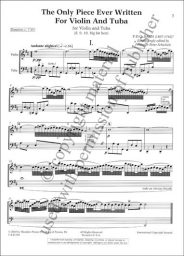 The Only Piece Ever Written For Violin And Tuba The Only Piece Ever Written For Violin And Tuba