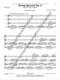 Schickele - String Quartet No. 5 "A Year in the Country" (PRESS)