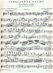 Schoenberg - Verklaerte Nacht - Op.4 - Parts