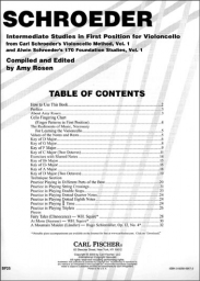 Intermediate Studies In First Position For Violoncello (FISCH)