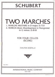 Schubert - Two Marches for Four Cellos