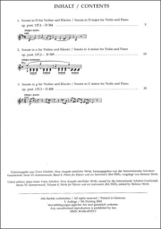 3 Sonatas Op. 137, Nos. 1-3