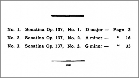 3 Sonatas Op. 137, Nos. 1-3