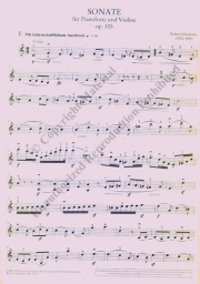 Schumann - Sonatas For Violin and Piano - Volume 1