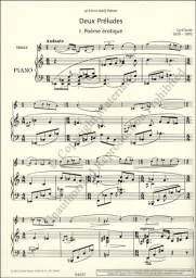 Deux Preludes pour Violon et Piano