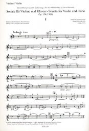 Sonata Op.134 for Violin & Piano