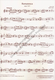 Sitt - Romanesca Op. 13 No. 1 for Violin and Piano (SCHOTT)