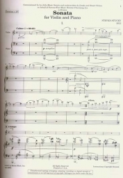 Steven Stucky - Sonata For Violin And Piano
