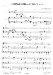 Tchaikovsky - Sérénade Mélancolique, Op. 26 (PRESS)