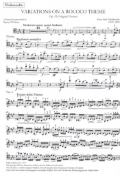 Tchaikovsky - Variations on a Rococo Theme, Op. 33 (PET)