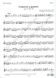Concerto a Quattro Op. 5/10