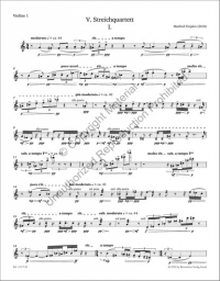 String Quartet (2018) - Parts
